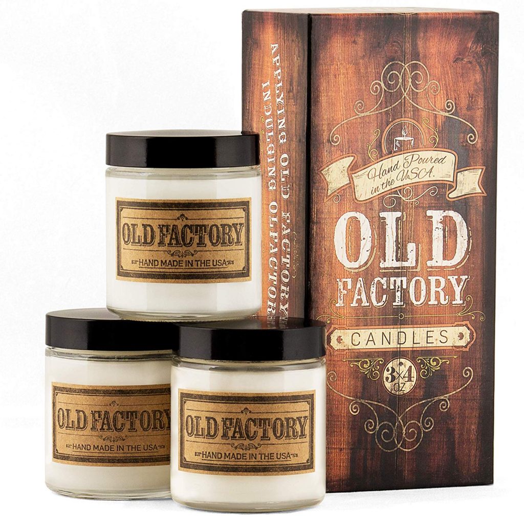 Old Factory Scented Candles for Men - Lumberjack